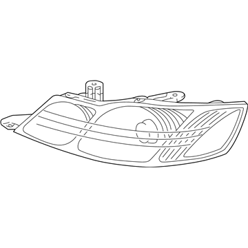 Toyota 81130-AC040 Passenger Side Headlight Unit Assembly