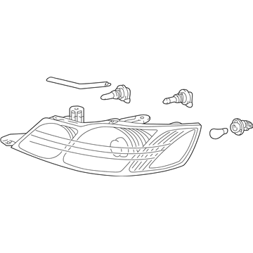 Toyota 81150-AC040 Headlamp Assembly