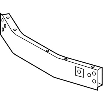 Toyota 52131-F4030 Reinforcement, Front Bumper