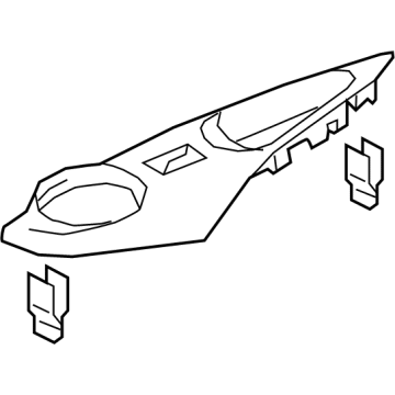 Toyota 74272-12530 Panel, Rr Door ARMRE