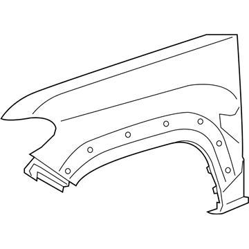 Toyota 53811-04120 Fender