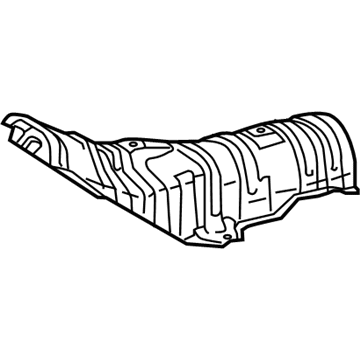 Toyota 58151-12310 INSULATOR, Front Floor