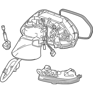 Toyota 87940-06840 Mirror Assembly