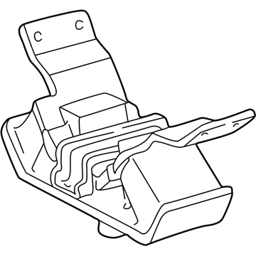 Toyota 12371-62120 Insulator, Engine Mounting, Rear