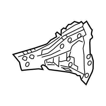 Toyota 61106-10050 Reinforce Sub-Assembly