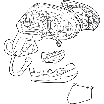 Toyota 87910-12F90 Mirror Assembly