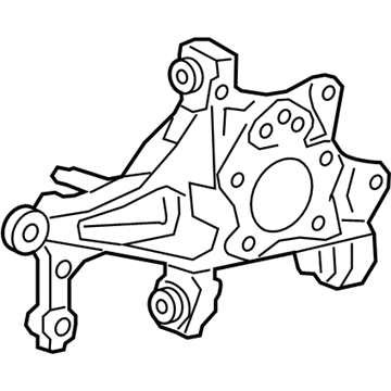 Toyota 42304-F6020 CARRIER SUB-ASSY, RR