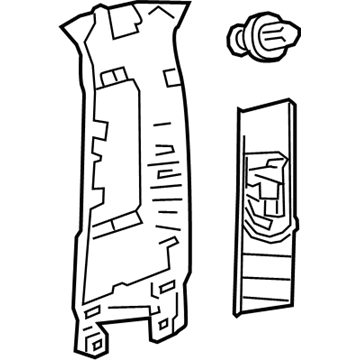 Toyota 62410-10010-C2 GARNISH Assembly, Ctr Pi