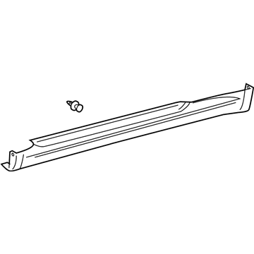 Toyota 76901-21050-A0 Mudguard Sub-Assy, Side, RH