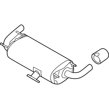 2023 Toyota GR86 Muffler - SU003-09543