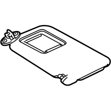 Toyota 74320-0E074-B0 Sunvisor