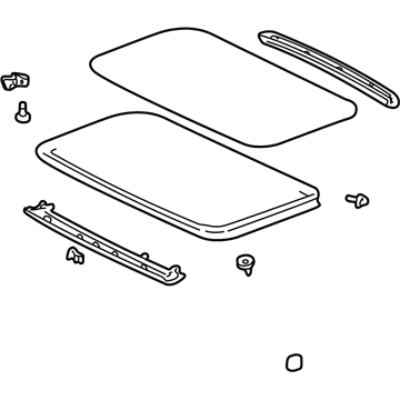 Toyota 63201-42020-B0 Sunroof Panel