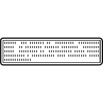 Toyota 11282-74010 Caution Label