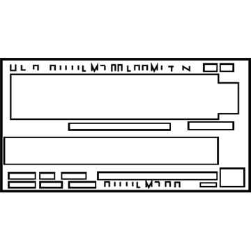 Toyota 74514-48020 Certification Label