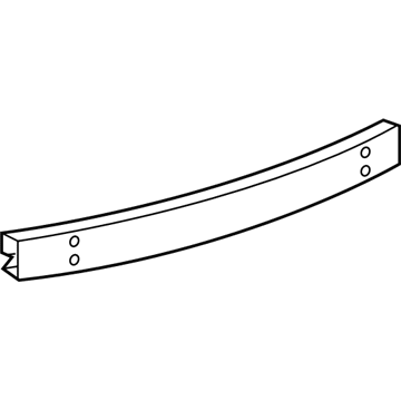 Toyota 52023-02080 Reinforcement, Rear Bumper