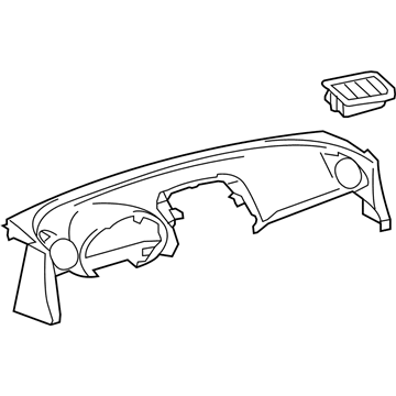 Toyota 55302-42908-B0 Upper Dash Panel