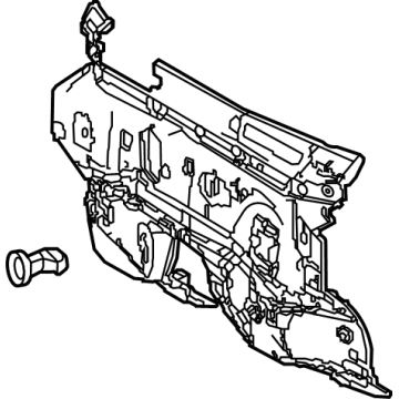 Toyota 55210-0E101 INSULATOR ASSY, DASH