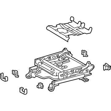 Toyota 71110-06121 Seat Adjust Assembly