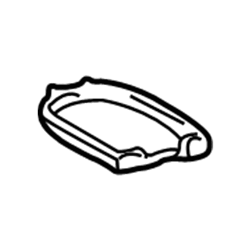 Toyota 81241-01020 Dome Lamp Lens