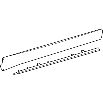 2020 Toyota Highlander Door Moldings - 75731-0E903