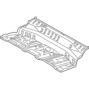 Toyota 57605-74010 Member Sub-Assembly, Rear