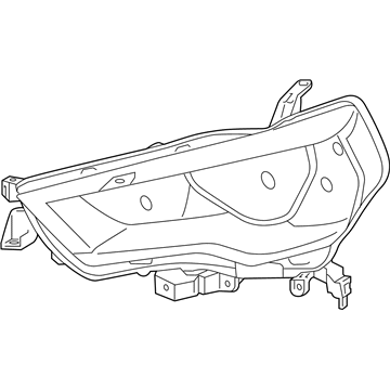 Toyota 81070-35610 Headlamp