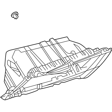 Toyota 55433-02540-C0 Glove Box Frame