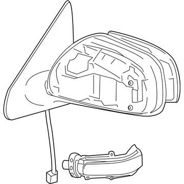 Scion 87910-52440 Mirror Assembly