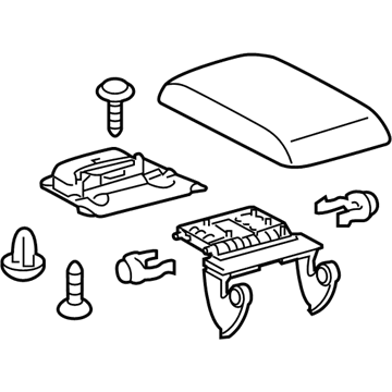 Toyota 58920-06021-C4 ARMREST Assembly, Rear Con