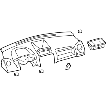 Toyota 55302-52081-B0 Panel Sub-Assembly, Inst