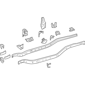 Toyota 51001-0C435 Frame Sub-Assembly