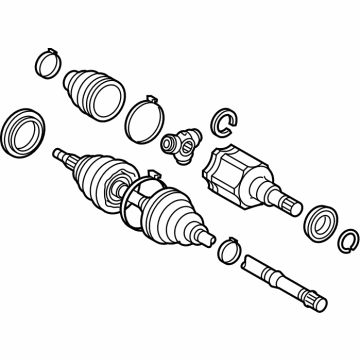 Toyota 43410-0C010 Axle Assembly