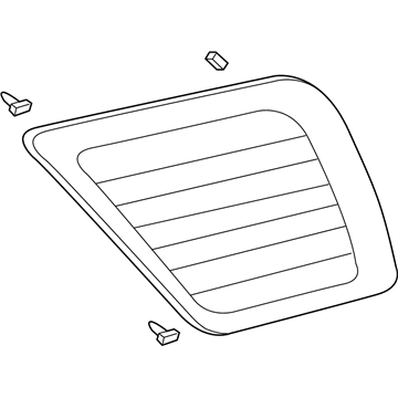 Toyota 62730-35100 Quarter Glass