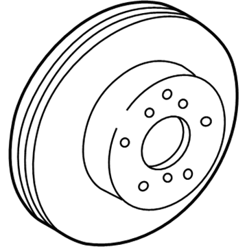 Toyota 43512-33042 Front Disc