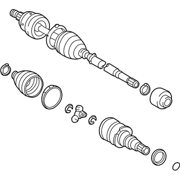 2008 Toyota Matrix Axle Shaft - 43420-02390