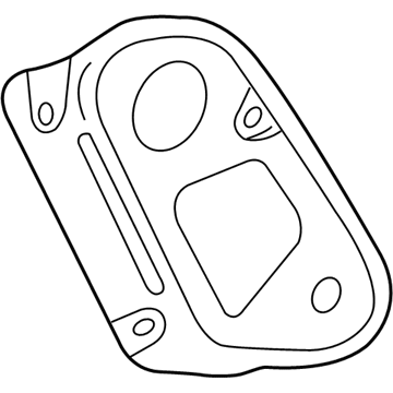 Toyota 81584-33120 Gasket, Rear Lamp RH