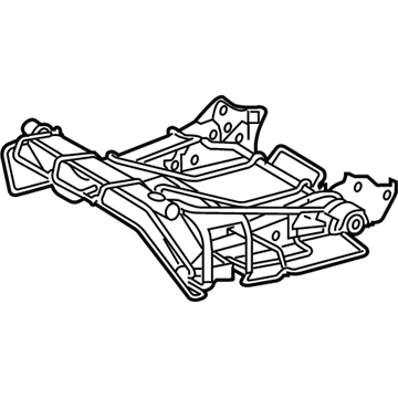 Toyota 71016-0E060 Frame Sub-Assembly, Rear Seat