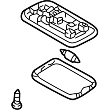 Toyota 81240-12060-B2 Lamp Assembly, Room