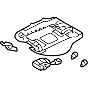 Toyota 81260-35040-B2 Lamp Assembly, Map