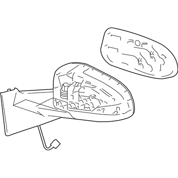 Toyota 87940-0D560 Mirror Assembly