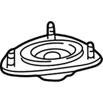 2002 Toyota Prius Shock And Strut Mount - 48609-47020