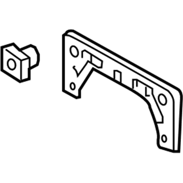 Toyota 52114-47180 License Bracket