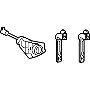 Toyota 69005-48620 Cylinder & Keys