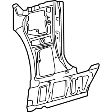 Toyota 61121-06170 Inner Hinge Pillar