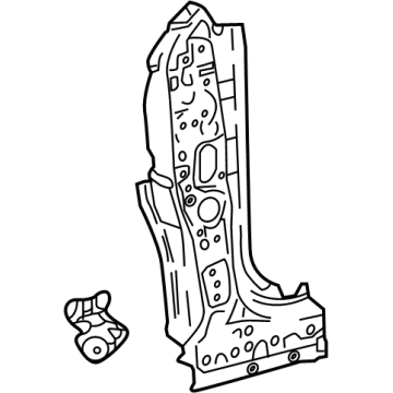 Toyota 61108-06170 Hinge Pillar Reinforcement