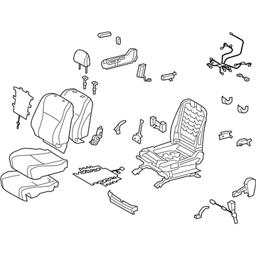 Toyota 71100-0E180-B3 Seat Assembly