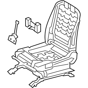 Toyota 71110-48141 Seat Frame, Passenger Side