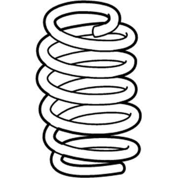 Toyota 48231-12D70 Spring, Coil, Rear