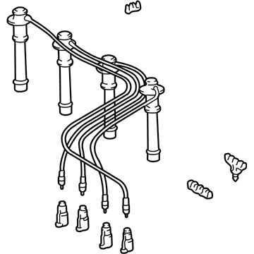 Toyota 90919-22387 Plug Wire Set