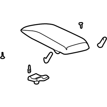Toyota 58905-35040-E0 Door Sub-Assy, Console Compartment